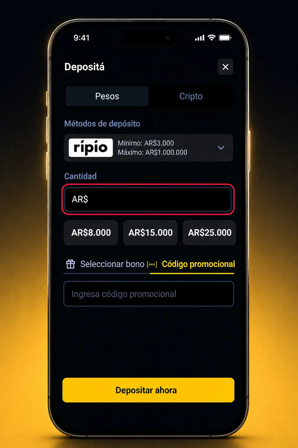 Pasos para reclamar y activar tu bono de Betbox en Argentina: registro, depósito, código promocional y activación.