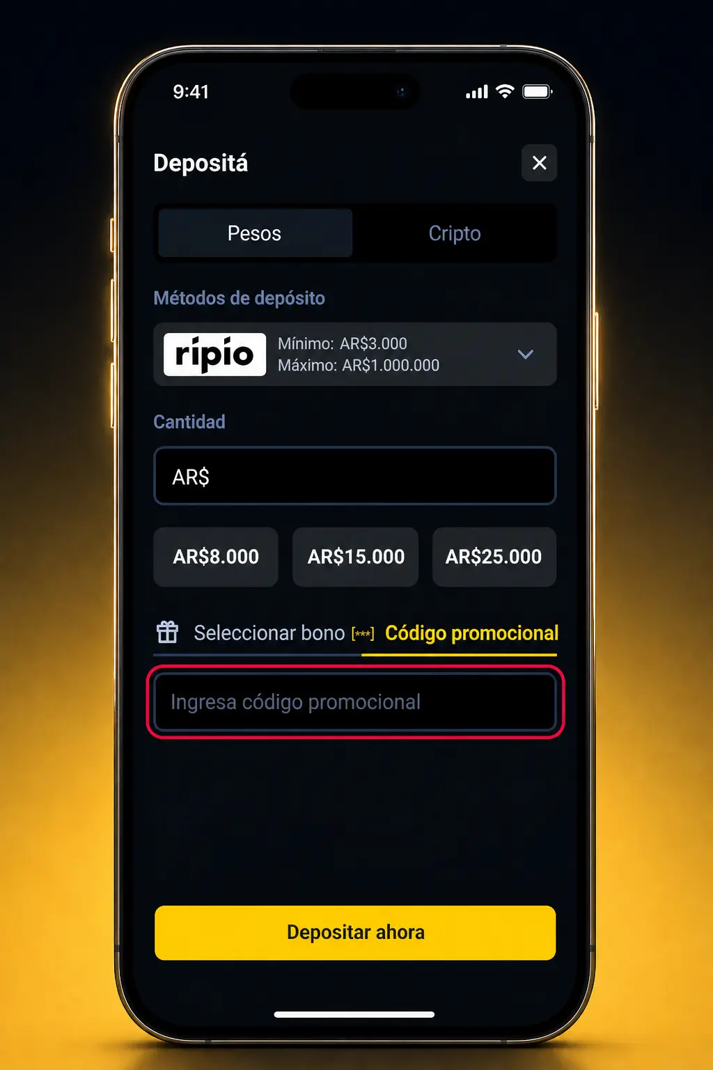 Pasos para reclamar y usar tu bono de Betbox en Argentina: registro, depósito, código promocional y activación.