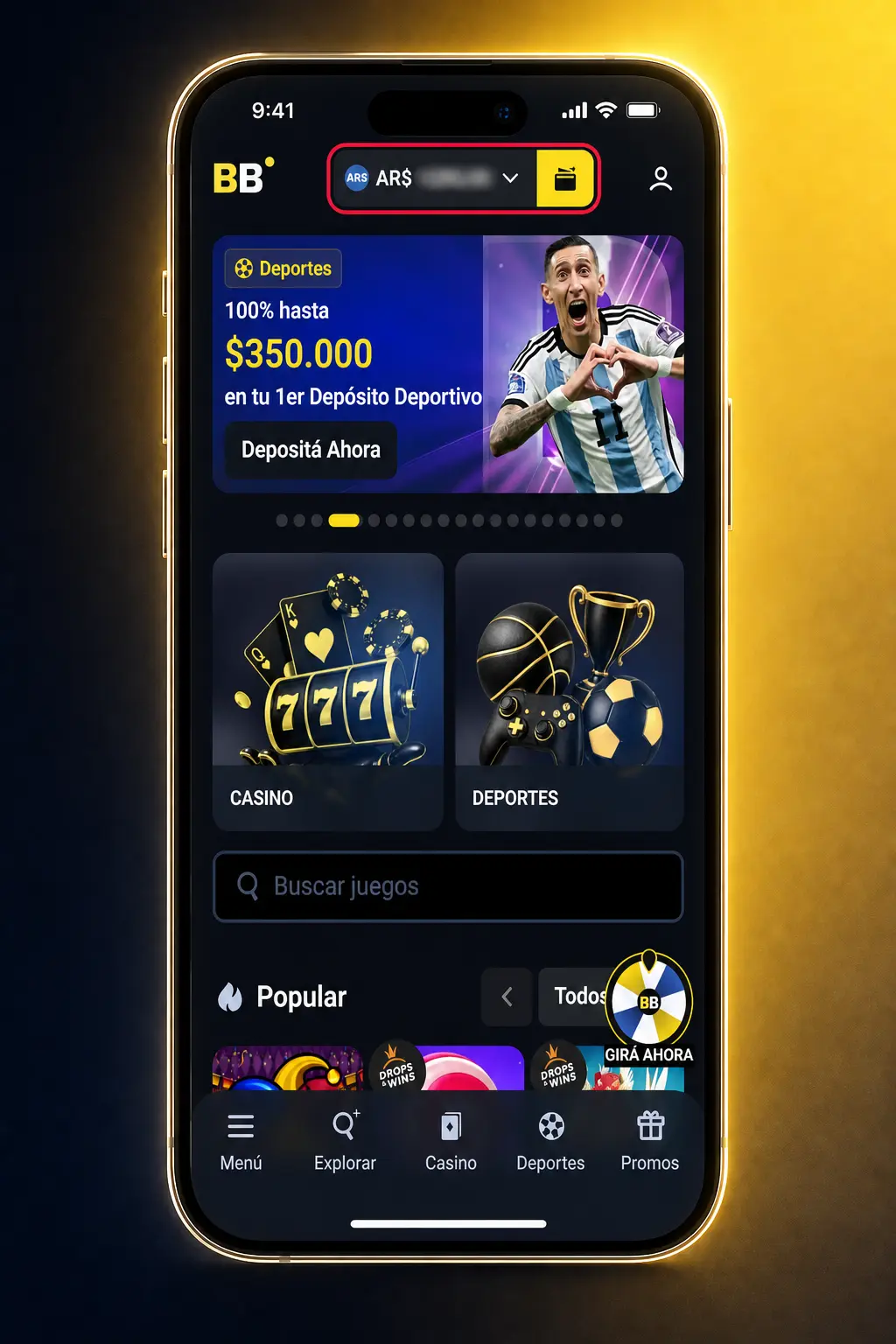 Pasos para depositar dinero en Betbox usando Mercado Pago, Lemon, transferencia bancaria o criptomonedas.