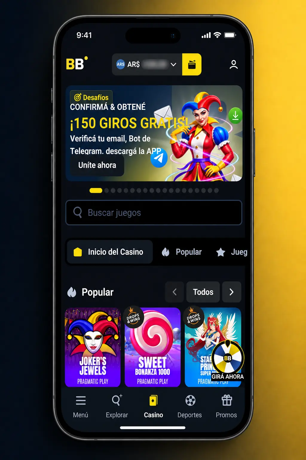 Pasos para registrarte, depositar y jugar casino en vivo en Betbox con crupieres reales