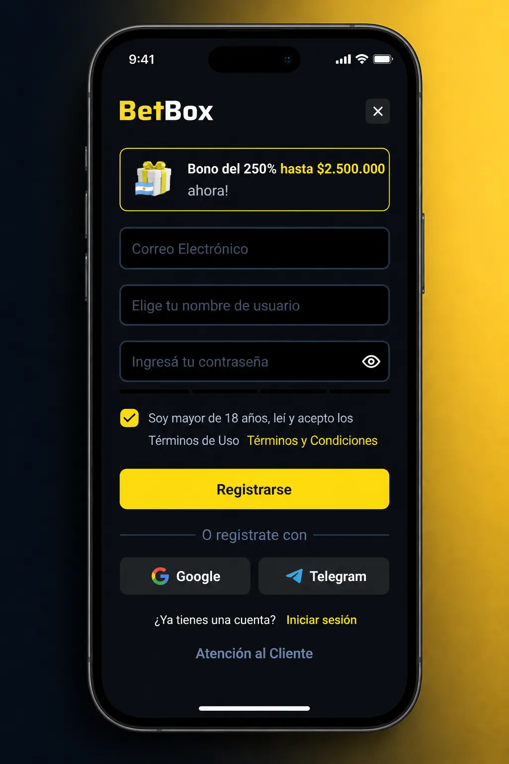 Pasos para registrarte, depositar y sentarte en una mesa en vivo de Betbox con crupier real