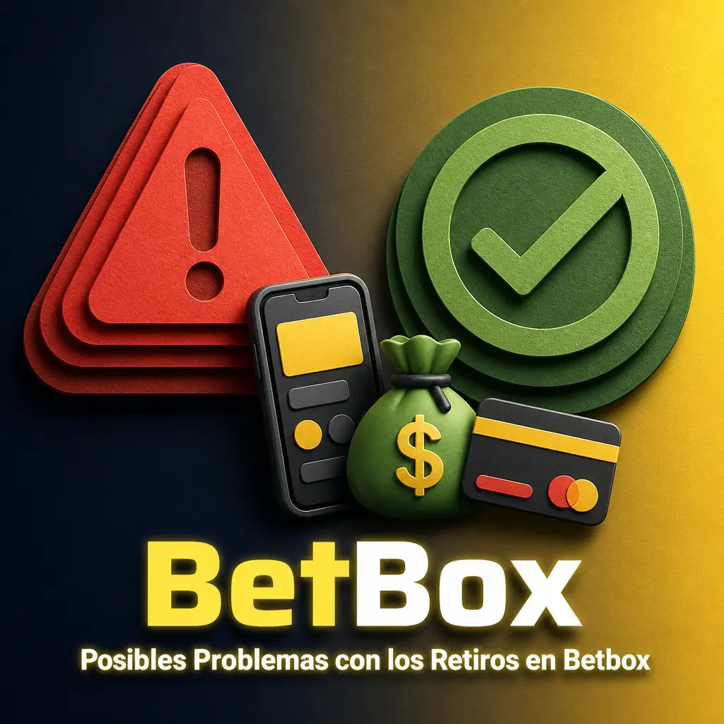 Problemas comunes al retirar en Betbox: datos incompletos, bono con rollover, monto mínimo o datos bancarios incorrectos