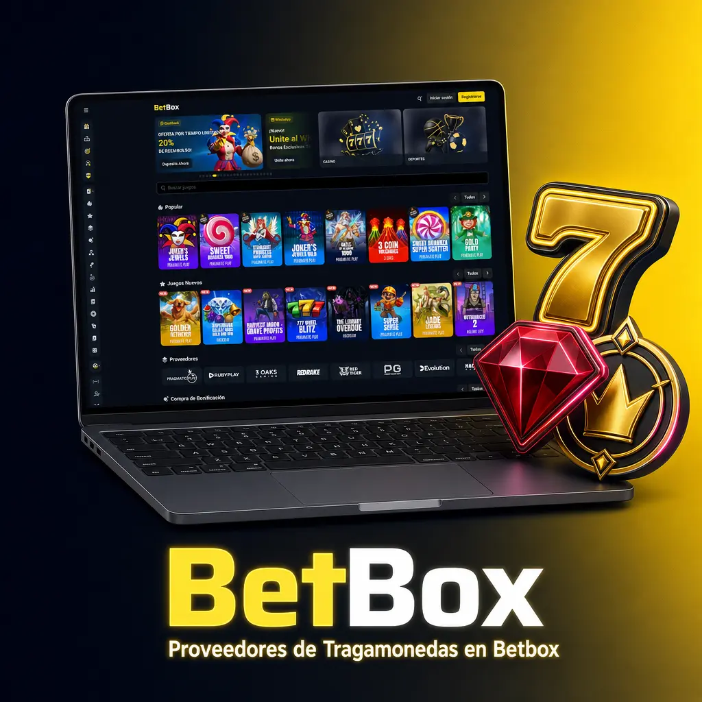 Proveedores de tragamonedas en Betbox: Pragmatic Play, NetEnt, Microgaming, Betsoft y más, con cientos de juegos disponibles.